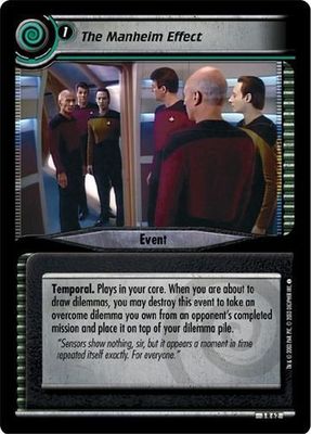 Star Trek CCG 2E Call To Arms The Manheim Effect 3R62