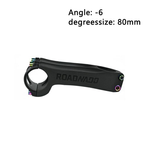Attacco manubrio bici da corsa ROADNADO Full Carbon Fiber MTB 6/17° 31.8MM - Foto 13 di 20