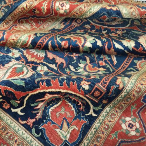 Afghan Ziegler Teppich Geknüpft Orient Ferahan Rug Carpet Tapis Alfombra Blau
