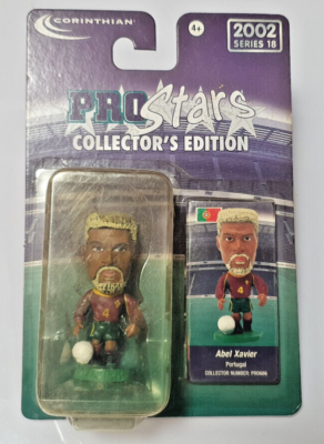 135★サッカー★xavier★prostars★フィギュア Corinthian Abel Xavier Portugal Home Kit Football Soccer Figure