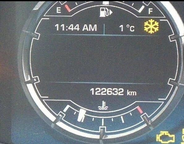 Jaguar XJ 2015 velocímetro digital instrumento 85 k OEM FW93-10849-CA Foto 2 de 4