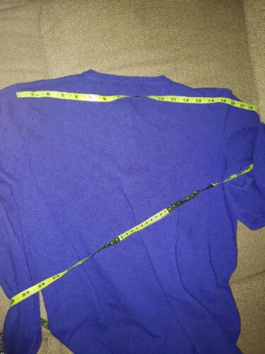 BULLOCKS WILSHIRE SCOTLAND blue MERINO WOOL CARDIGAN SWEATER SIZE S - Picture 11 of 11