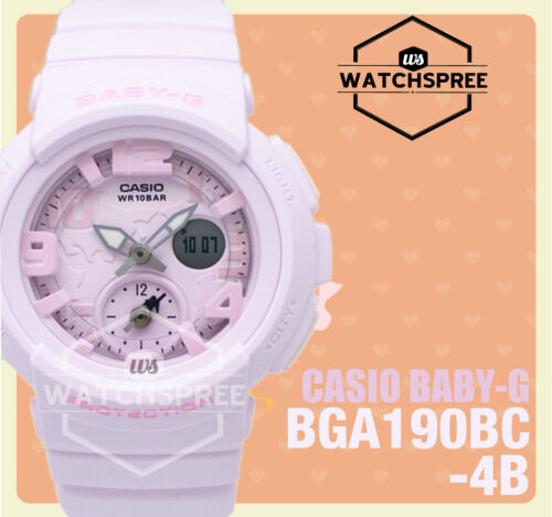 Nuevo reloj Casio Baby-G serie de viajeros de playa BGA190BC-4B - Imagen 1 de 5
