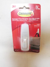 3M Command Large Utility Hook Holds up to 5 Pounds 17003ES NEW