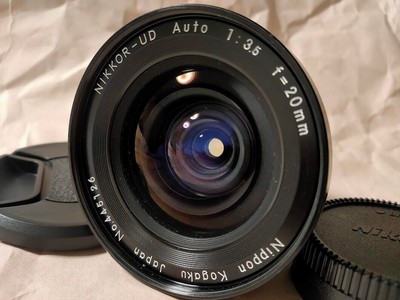 Near MINT] Nikon NIKKOR-UD Auto 20mm f/3.5 MF Non Ai Lens From