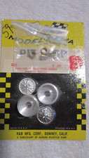 K B PIT STOP POSI LOCK WHEELS WIRE INSERTS FRONT NARROW 1/25 235