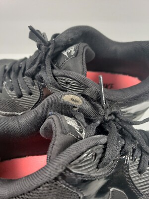 Nike Air Max 90 Premium Black Silver Womens 443817-002
