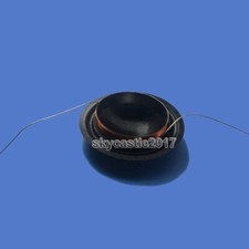 2pcs 25.5mm Tweeter Voice Coil Horn Treble Speaker Silk Sound Film Diaphragm 2