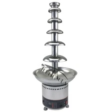 Commercial Chocolate Fountain Professional Waterfall Melting Machine 6 Tiers
