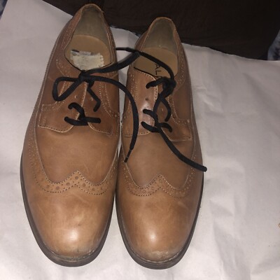 Aldo Dress Shoes Mens size 10.5 Oxford Brown Leather Low Top  display picture 2