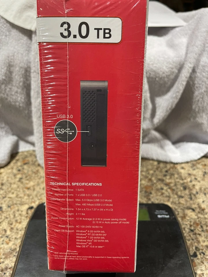 NUEVO Buffalo 3TB DriveStation USB 3.1 Gen 1 Disco Duro Externo de Escritorio HD-LC3.0U3 Foto 4 de 4