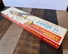 Vintage Carl Goldberg Ranger 21 Airplane Kit 21'' Wingspan SEMI-SEALED