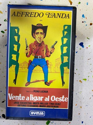 Go Ligar West VHS Tape Video Alfredo Landa Jose Sacristan Mirta Miller