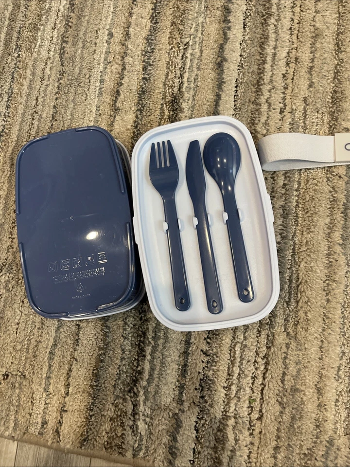 Lancheira empilhável clássica Bento Box, tudo em um recipiente - Imagem 3 de 4