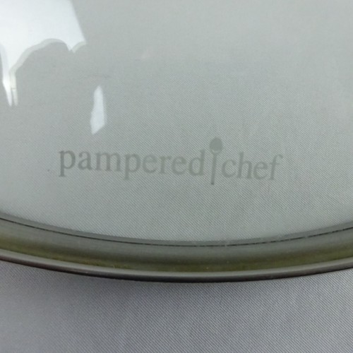 Pampered Chef 12 inch Glass Replacement Lid - Picture 4 of 6