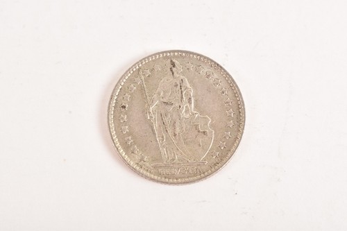 1 Swiss Franc - 1964 - B - Silver - Coin - Uncleaned - Picture 2 of 2