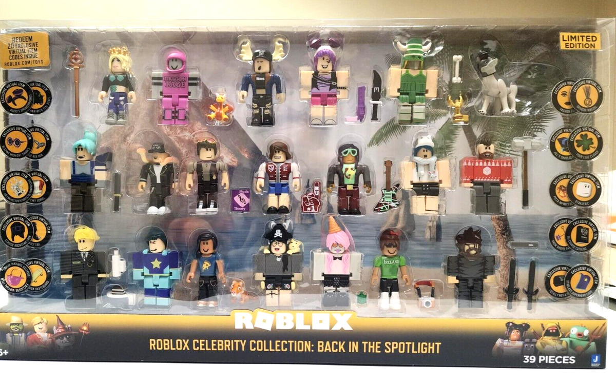 Roblox Toys Celebrity 20 Figure Pack Back In The Spotlight Limited Edition  Codes 191726413073