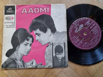 Lata Mangeshkar/ Mohd. Rafi - Aadmi OST 7'' Vinyl India
