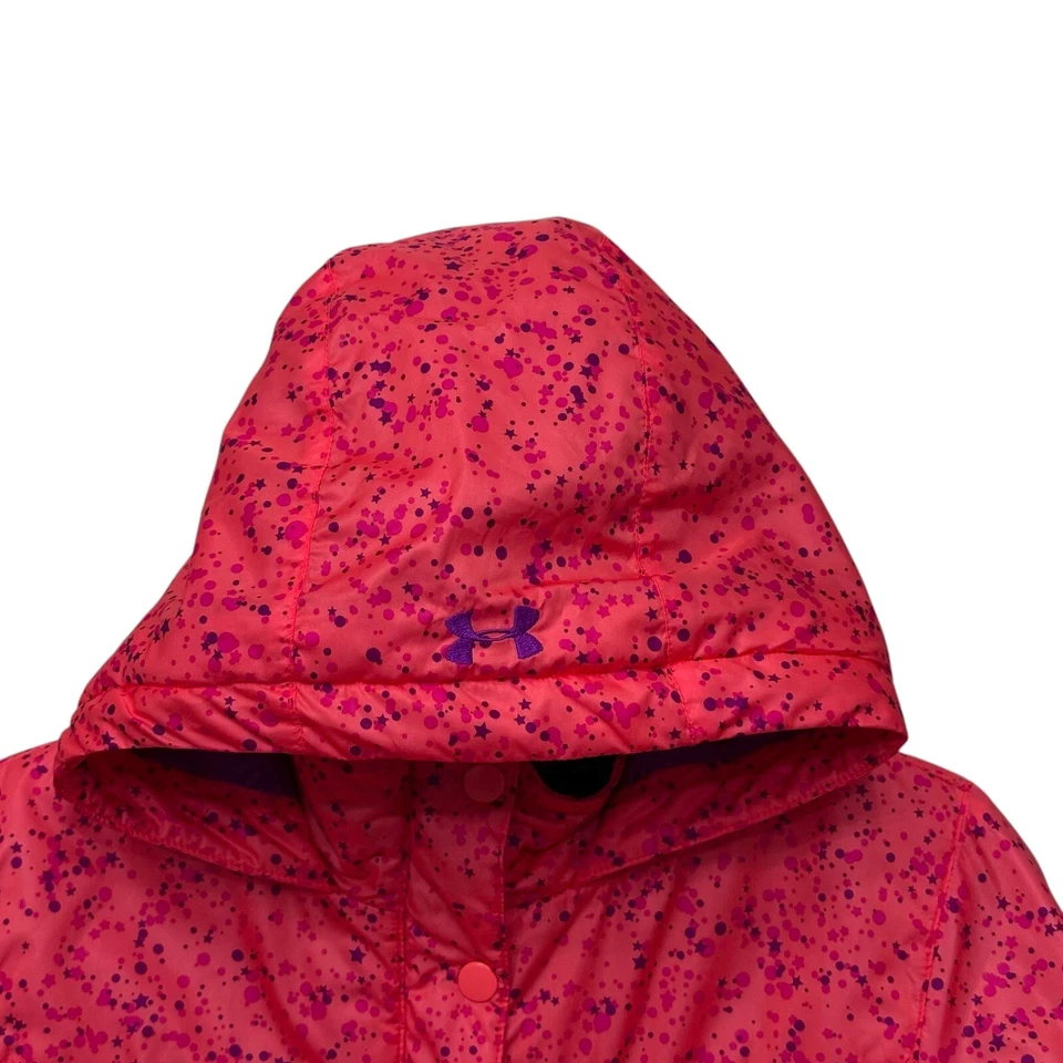 Abrigo Under Armour Niñas Talla YLG Primaloft UA Storm Coldgear Forro Infrarrojo Capucha Foto 2 de 4