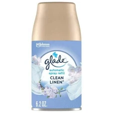 Glade Automatic Spray Refill, Air Freshener, Clean Linen™, 6.2 oz