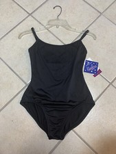 Adult Large Tactel Dri Fit Dance Camisole Bodysuit Leotard Costume NWT