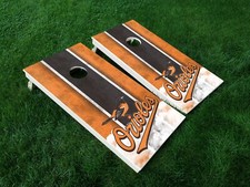 VINYL WRAPS Cornhole Board DECALS Baltimore Orioles 02 The O's Bag Game Sticker