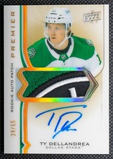 2020-21 Premier - Ty Dellandrea Rookie Auto Patch  /65