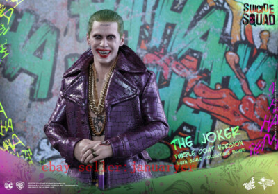 Perfect Hot Toys Mms382 1/6 Suicide Squad Joker Purple Coat Deluxe