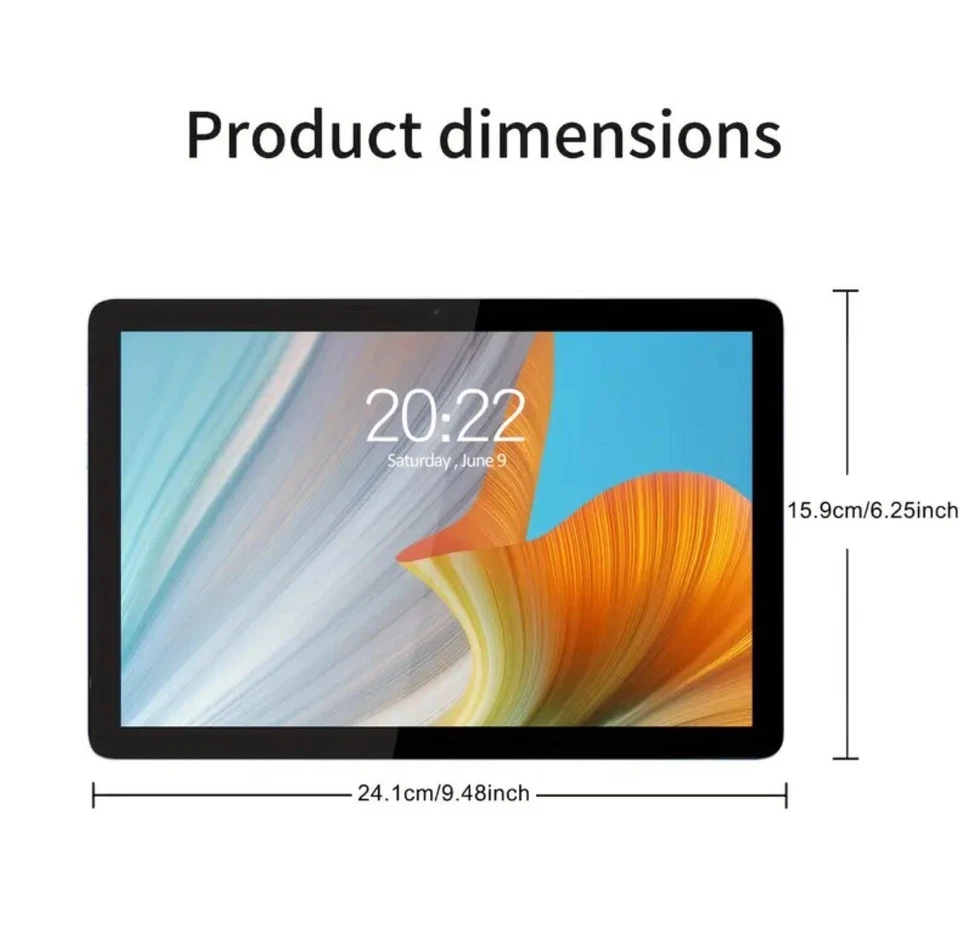 Android 13 Tablet 10 inch Octa-Core 14GB RAM 128GB ROM 5G WiFi, Keyboard & Mouse - Image 2 of 4