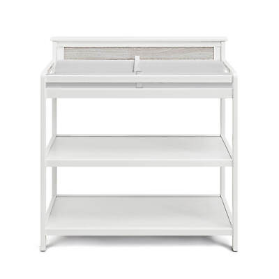 Connelly Changing Table White/Rockport Gray