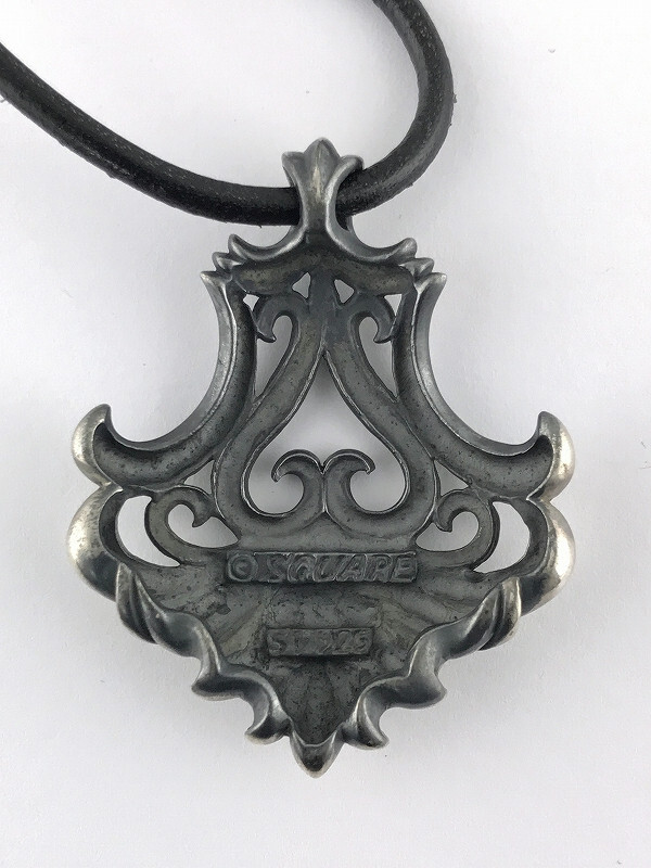 Final Fantasy X-2 Paine Silver 925 Pendant Necklace Square