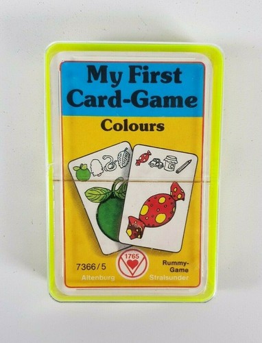 New - Vintage My First Card Game Colours Rummy Game Altenburg ...