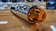 glass lens watermelon chrome heavy die cast housing light amber old school 93702
