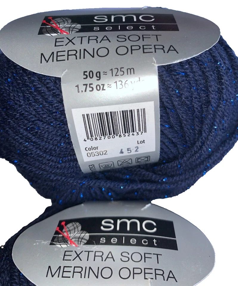 200 g EXTRA SOFT MERINO OPERA - GLITZER- SMC select - 96 % Merino - Bild 2 von 4