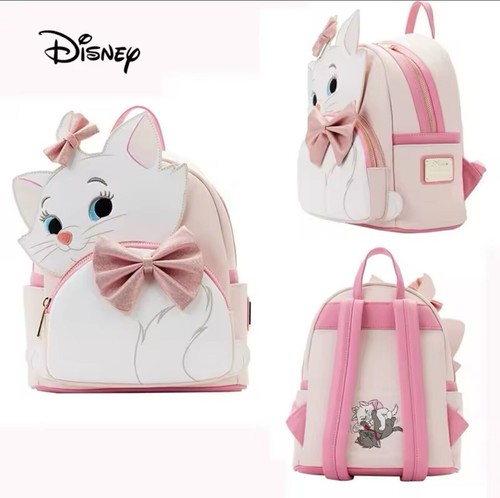 Loungefly Disney Duchess pink Mary Cat Mini Backpack NEW - Picture 2 of 7