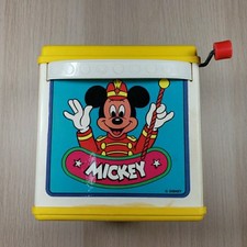 VTG 1987 Mattel WALT DISNEY Jack In the Box Mickey Band Rare OOP/MINT/WORKS FAB4