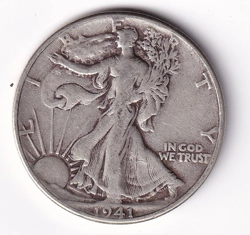 1941 P Walking Liberty Half Dollar 90% Silver  n.5