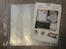 Project Life Lot 0f 36 12x12 Variety Pack Album Pages Plus Cards Embellishments