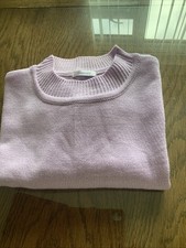 Damart Ladies Jumper Size UK26/28. Light Mauve.