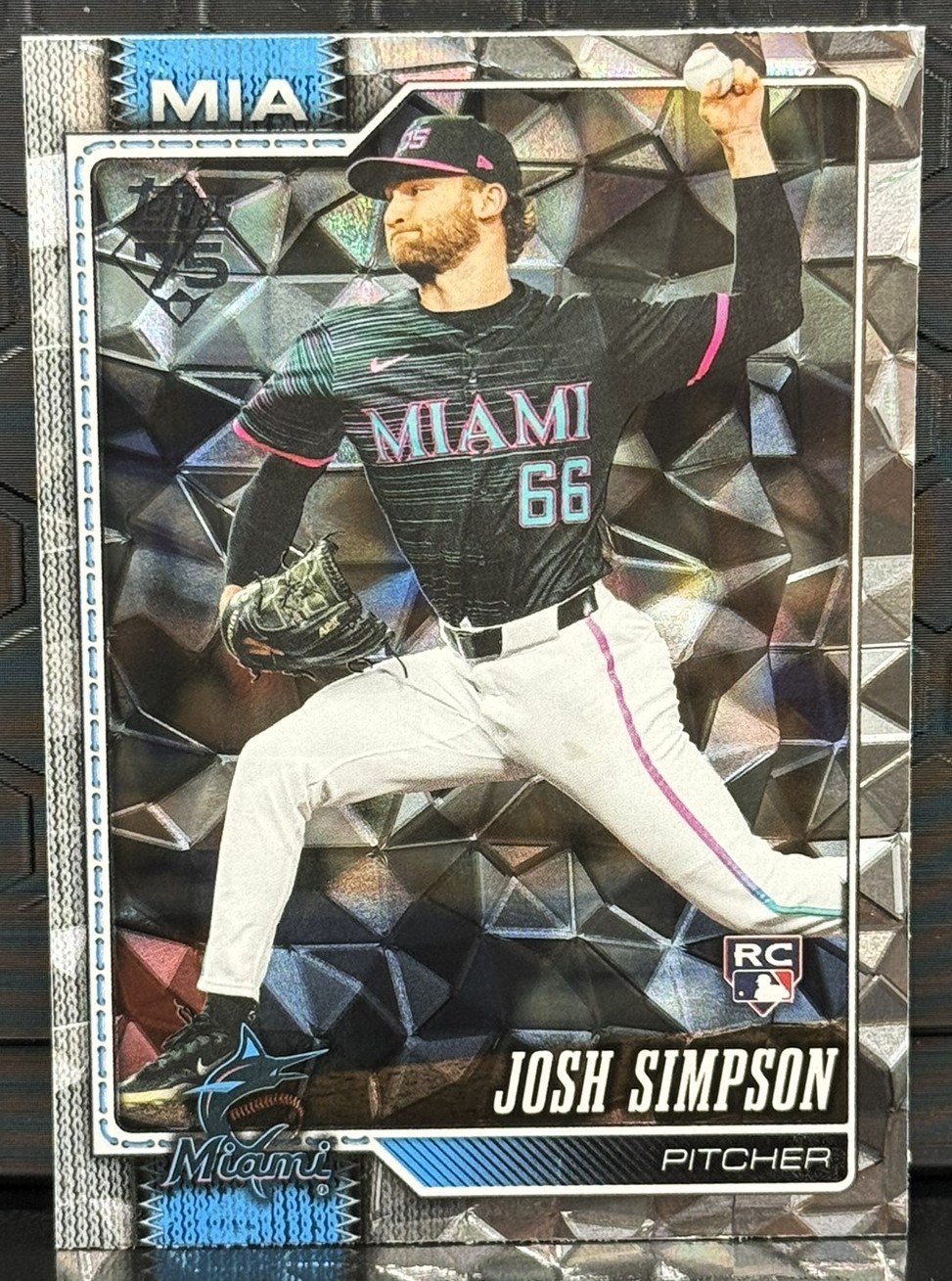 2026 Topps Series 2 Baseball #583 Josh Simpson Diamante Rookie - Miami
