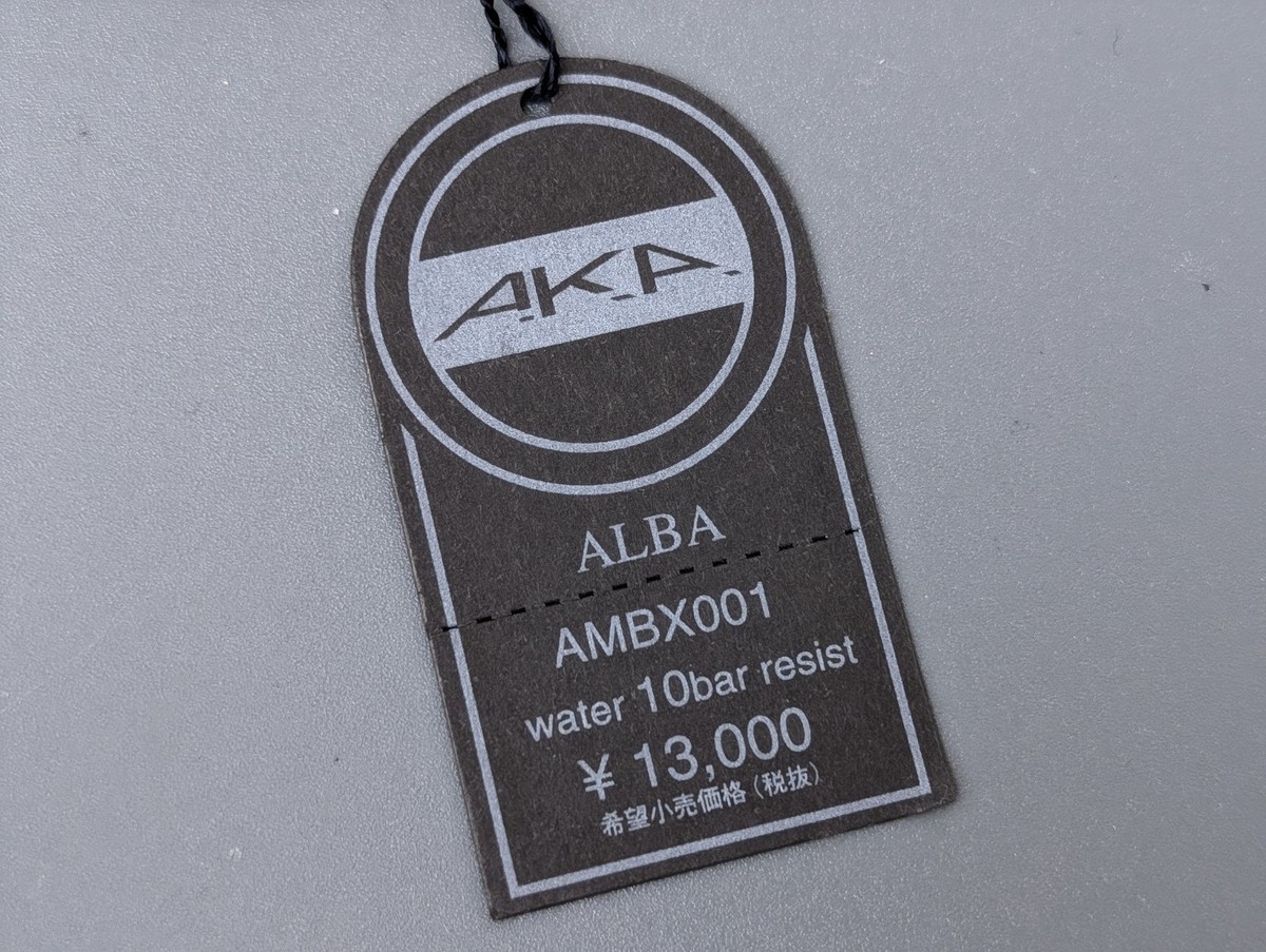 Unused] SEIKO ALBA AKA V733-5A40 Orange Dial Square Quartz Men's