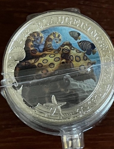 * ÖSTERREICH ROLLE 10 x 3 EURO TIERMÜNZEN 2022 SEA WORLDS OCTOPUS RAR - Bild 2 von 11