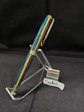 Handcrafted Trimline Style Twist Pen Featured In 24kt Gold