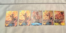Bandai One Piece Card Game Foil Portgas D. Ace 5x Character Cards sec Lot