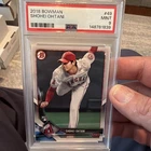 SHOHEI OHTANI 2018 BOWMAN #49 PSA 9 RC GRADED ROOKIE CARD🔥📈