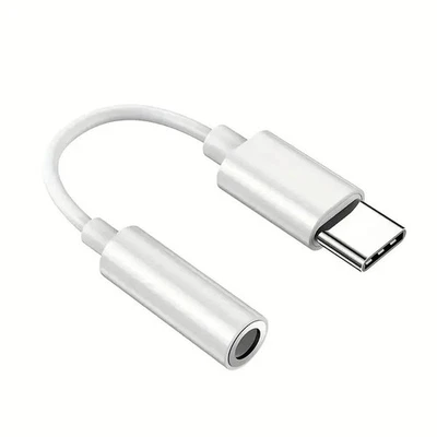 USB TYPE C TO 3.5mm AUX AUDIO HEADPHONE EARPHONE ADAPTER JACK