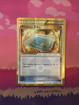 Pokemon Karte Schwächenpolitik 164/160 Secret Rare Primal Clash Near Mint