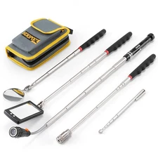 Telescoping Magnetic Pickup ToolSet,Inspection Mirror Telescoping,LED Flashlight