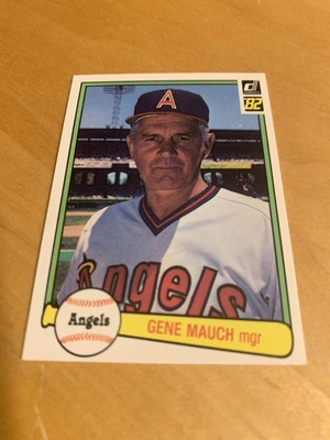 1982 Donruss #141 Gene Mauch California Angels Baseball card
