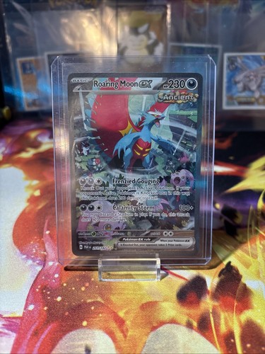 Pokemon TCG Roaring Moon EX 251/182 Paradox Rift Special Illustration Rare LP